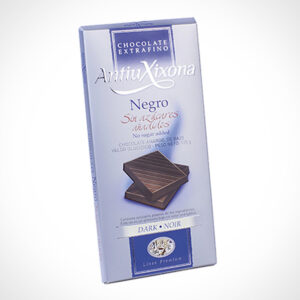 Tableta Antiu Ch. Negro Sin Azuc.  125 Gr.